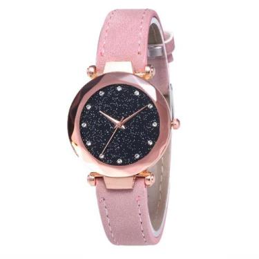 Imagem de Pulseira feminina Relógio de quartzo casual Relógio de pulso de moda c