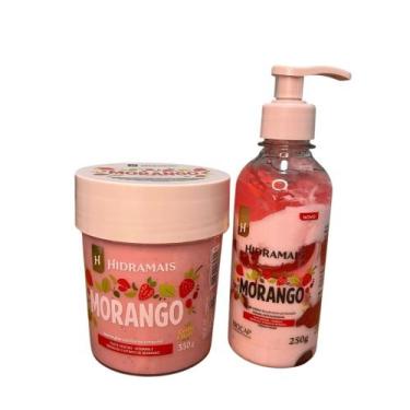 Imagem de Kit Hidramais Morango - Esfoliante e Hidratante Perfumado!
