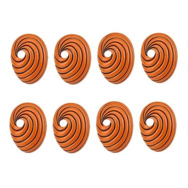 Imagem de Kit 8 Máscara Anime Naruto Cosplay laranja