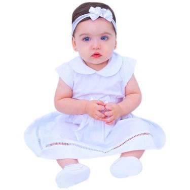 Imagem de Vestido de Bebê Menina Infantil Florido Algodão Mundo Nina - MUNDO NIN