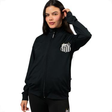 Imagem de Jaqueta Agasalho Santos Oficial Esportiva Feminina
