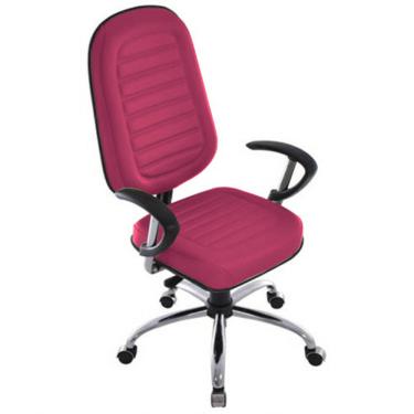 Imagem de Cadeira para Escritório Presidente Gomada Linha Blenda Rosa