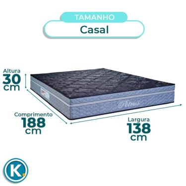 Imagem de Conjunto Cama Box Bau Blindado Casal + Colchão Molas Ensacadas Petrus Paropas