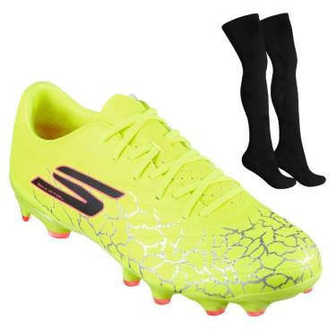 Imagem de Kit Chuteira Campo Skechers SKX_1.5 Academy + Par De Meião
