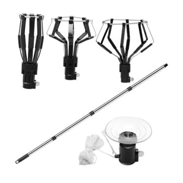 Imagem de Generic Trocador de Lâmpadas de Longo Alcance, Fácil de Usar e Montar, Ferramenta Versátil para Remoção de Lâmpadas, Ideal para Casa e Escritório, Pólo de 4 Seções