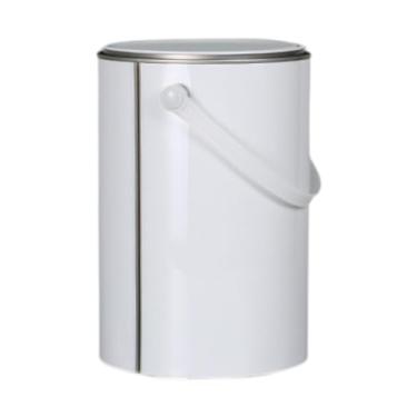 Imagem de KiBcsLic Lata de tinta, recipiente de metal e portátil à prova de ferrugem com tampa, para solventes, vernizes e materiais de arte DIY, 5l