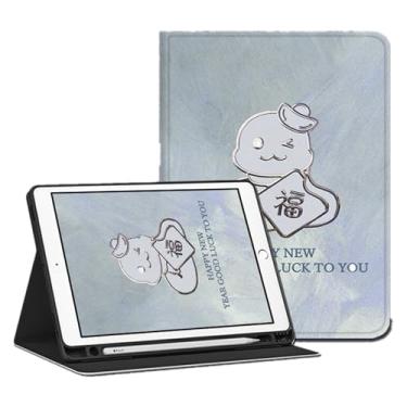 Imagem de Yzlvigrous Capa para ipad Mini 7 Gen 2024/ipad Mini 6 Gen 2021, Visualização em Vários Ângulos, Capa Fina de Suporte PU de 8.3 Polegadas com Despertar/sono Automático
