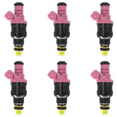 Imagem de GeerSh1ft Conjunto de 6 injetores de combustível compatíveis com Dodge Ram 1997-2001 1500 1997-1999 Dakota 1998-1999 Durango 1997-1998 B1500 1997 B2500 3.9L 0280150998