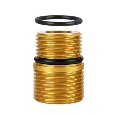 Imagem de Mangueira de limpeza de bomba de água para lavadora de pressão 7110264 Simpson 3100 3400 mangueira de limpeza de bomba de água M20 macho para M22 macho encaixe de lavadora de pressão - ouro