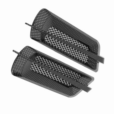 Imagem de ZJchao Aberturas de capô para Carros, Colheres de capô para Carros Tampa Grade de Ventilação de Ar 2 Peças Tampa de Ventilação Lateral Universal Acessórios Externos para a Maioria Dos e Veículos