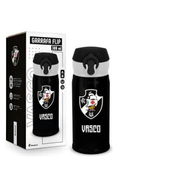 Imagem de Garrafa térmica flip 300ml times - vasco - brasfoot