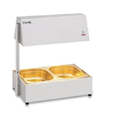 Imagem de Conservador Frituras Inox Fritomaq 56x35cm 2 Cubas, 220V