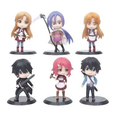 Imagem de Coleção de brinquedos de figuras de anime Sword Art Online Asuna Kirito