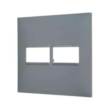 Imagem de Placa Pial Plus+ 4X4cm 1+1 Posto Cinza - Pial Legrand