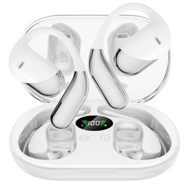 Imagem de Paekole Fones de ouvido de tradução AI em tempo real - Audifonos Traductores Inglés Español, dispositivo tradutor 4 em 1, suporta 146 idiomas e acentos, fones de ouvido abertos com estojo de