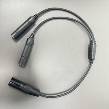 Imagem de Accessonico Compatível com adaptador de fone de ouvido aviação compatível com plugue duplo GA para Airbus General XLR 5 pinos fêmea conector de fone de ouvido piloto