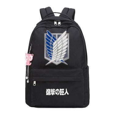 Imagem de Mochila Attacks on Titans Levis Ackermans Cartoon Kids