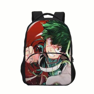 Imagem de Mochila My Hero Academia Midoriya Izuku Cartoon Kids School