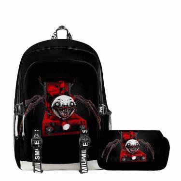 Imagem de Mochila escolar Choos-Choos Charles Cartoon Kids, 2 unidades/conjunto