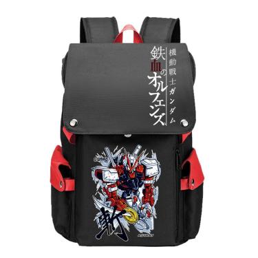Imagem de Mochila escolar Gundams Anime para estudante 32x18x42cm