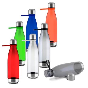 Imagem de Genérico Garrafa PET, Azul, 700ml, Design Funcional, Material Durável, Ideal para Uso Diário, Trabalho, Estudo e Viagens