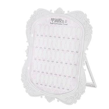 Imagem de Cosiki Cartão Colorido de Esmalte de Unha, Design de Flor, 48 Cores, Ferramenta de Manicure para Prática de Unhas, Suporte de Exibição de Arte de, Exposição de Mesa de Loja