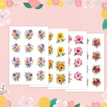 Imagem de Papel de transferência para argila de polímero, 4 designs, 12 peças, papel de transferência de argila para brincos de argila de polímero, joias de argila para pintura a óleo