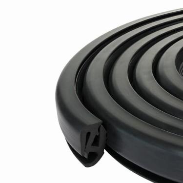 Imagem de Junta de bloqueio de vedação de janela para janelas, para-brisa e vidro fixo, 10 Feet, Black
