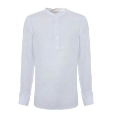 Imagem de Camisa Bata ML Slim Individual Linho-Masculino