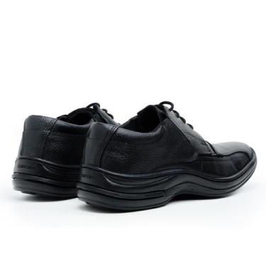 Imagem de Sapato Masculino Social Bico Quadrado Marrom Elegante para Traje Socia