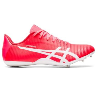 Imagem de ASICS Tênis unissex Hypersprint 8 Track & Field, Diva Rosa/Branco, 14.5 Women/13 Men