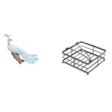 Imagem de Whtkoph Escultura de Porta-guardanapos, Ornamento Decorativo para Jardim, Artesanato, Dispensador de Lenços de Papel, Estatueta de Luxo para Cozinha, Ornament