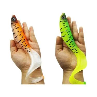 Imagem de Kit De Iscas De Pesca De 18cm Com 2 Peças De Isca Artificial Para Água