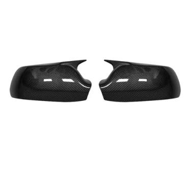 Imagem de Capas de asa para Mazda 2 3 6 2003 2004 2005 2006 2007 2008 capa de espelho lateral retrovisor de carro tampa de asa capa de porta exterior guarnição abs capa traseira externa (preto brilhante)