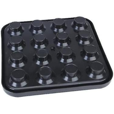 Imagem de Bandeja de armazenamento de bolas de bilhar Sunrain Sports contém 16 b