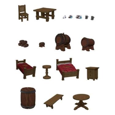 Imagem de Conjunto de móveis D&D Icons of Realms The Yawning Portal Inn - Gloome