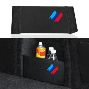 Imagem de HENGYUESHANG Adesivo organizador de porta-malas traseiro de carro para placa divisória lateral serve para acessórios BMW X5 G05 X5 M F95 2019 2020 2021 2022 2023 2024 2025 2026 - APENAS para o lado