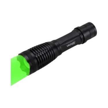 Imagem de Lanterna Tática LED Zoomável C8s Luz Branca Vermelha Verde 18650 USB P