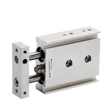 Imagem de Cilindro de ar de dupla ação CXSM Series CXSM10/15/20/25/32 tempos 10/20//30/40/50//60/70/75/100/125 SMC haste dupla de substituição (CXSM15, curso 50 mm)