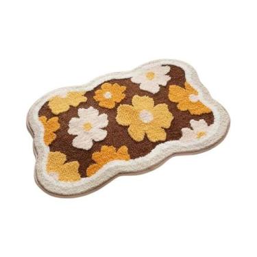 Imagem de Tapete De Banheiro Pequeno E Fresco, Absorvente, Antiderrapante, De Se