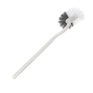 Imagem de Escova de Limpeza Vasco Sanitário Curva Suspensa com Cabo Longo Descontaminação Plástico resistente Grip Ergonômico para Higiene Banheiro Profunda