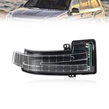 Imagem de JESYMBX Lâmpada de seta retrovisor de porta lateral para Mercedes Benz GL M R G-Class W463 X164 X166 W166 W251 V251 esquerda