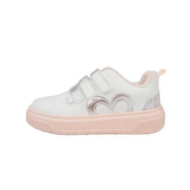 Imagem de Tenis Pampili Com Tira Aderente Tripla Espelhada - 736030000, 31, Bran