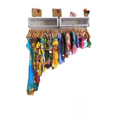 Imagem de Kit com Expositores Balcões e Provador de Roupas Duplo