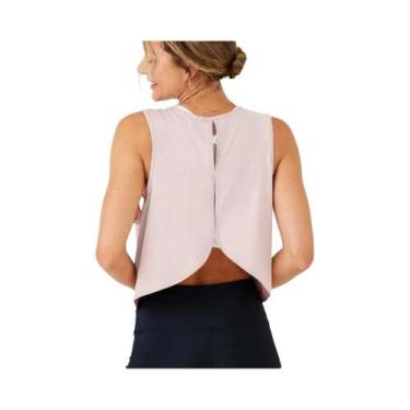 Imagem de Camiseta Sem Mangas Para Yoga Feminina De Secagem Rápida, Respirável, 