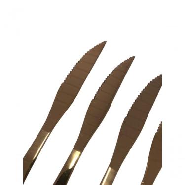 Imagem de Conjunto Com 06 Facas Para Mesa Rose Gold