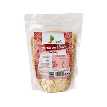 Imagem de Quinoa em Flocos Sem Glúten Leve Crock 200g