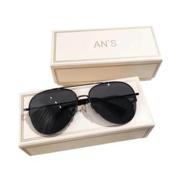 Imagem de Óculos De Sol Vintage Unissex Em Formato Redondo, Novos, Para Homens E