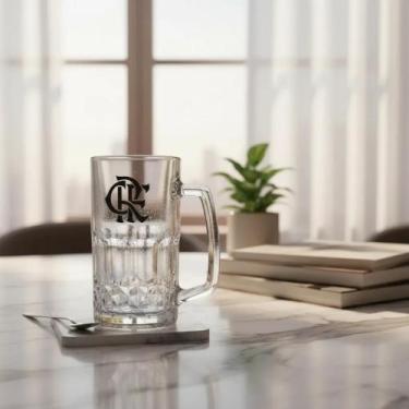 Imagem de Caneca vidro dorf flamengo - BRASFOOT