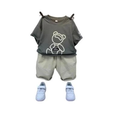 Imagem de Conjunto de Roupas Bebê - Moda Coreana, Algodão, Casual de Verão, 5 to